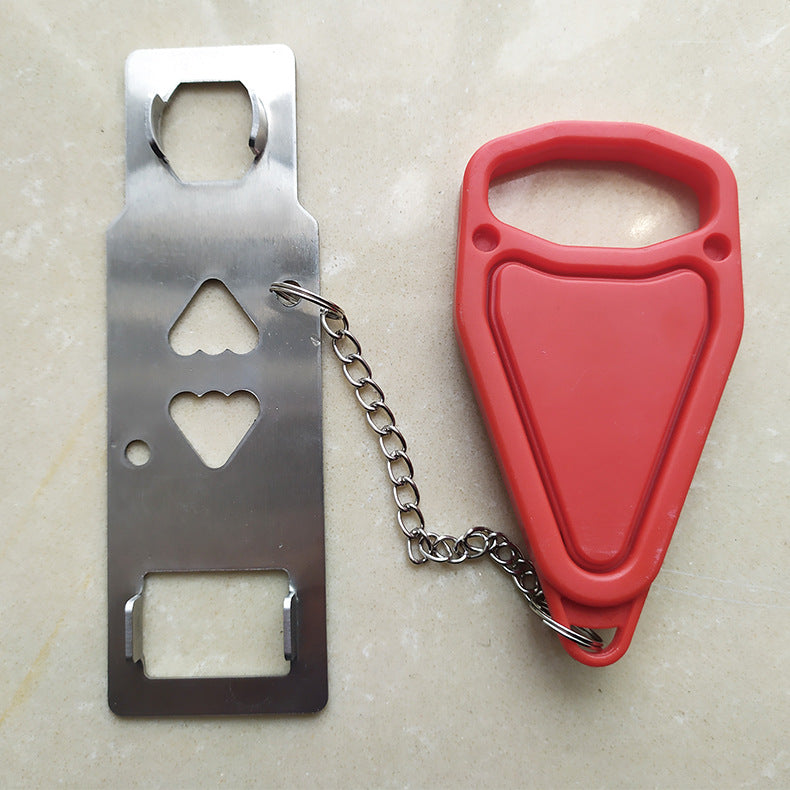 SAFE TRAVELS Door Stopper Dual-use Portable Door Snap Lock Security Hotel Top Door Opener