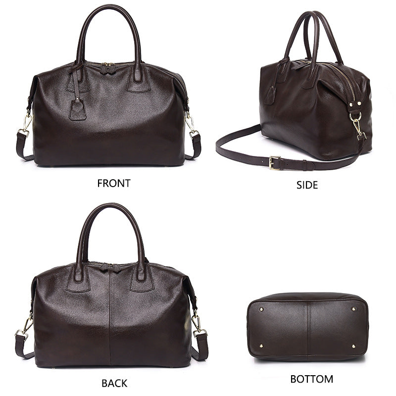 Love & Happiness Genuine Leather Tote Bag