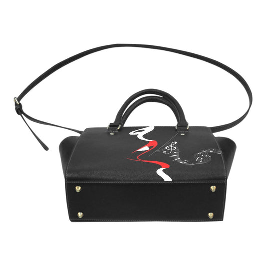 Ruby Lips Shoulder Handbag