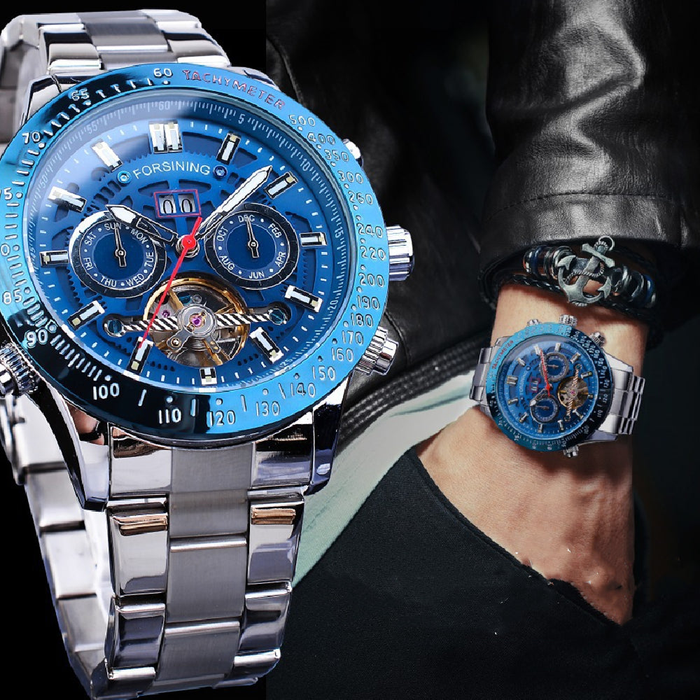 FORSINING Multi-function Tourbillon Automatic Mechanical Watch