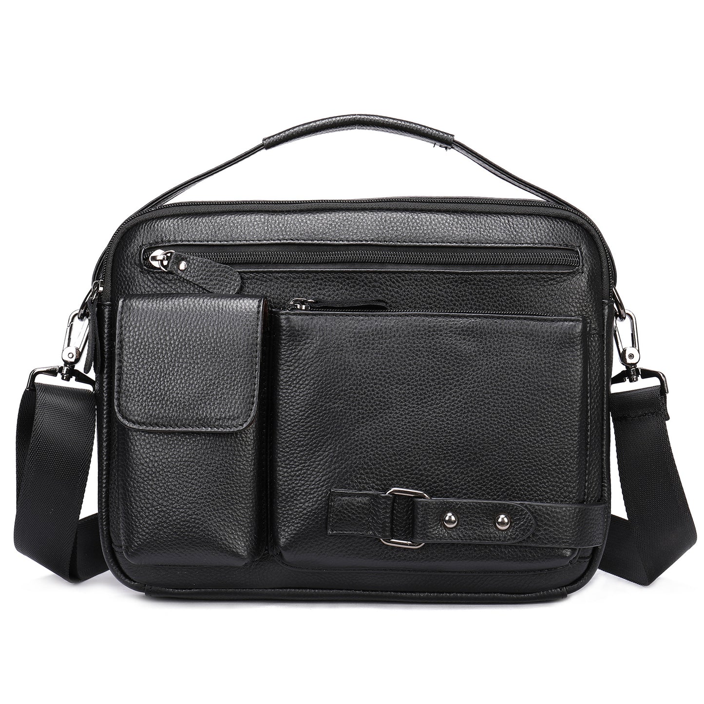 Genuine Leather Business Commuter Travel Bag