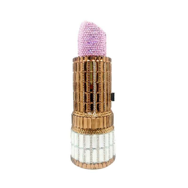 Handmade Rhinestone Lipstick Bag