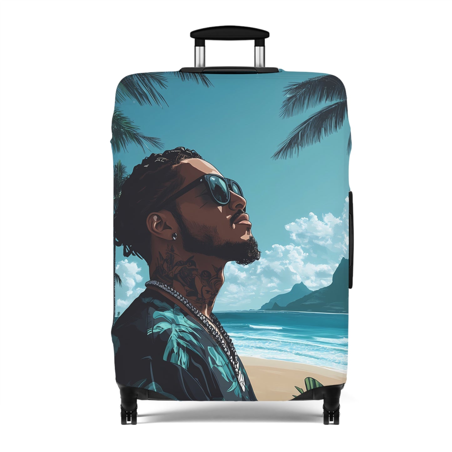 Tropical Luggage Cover