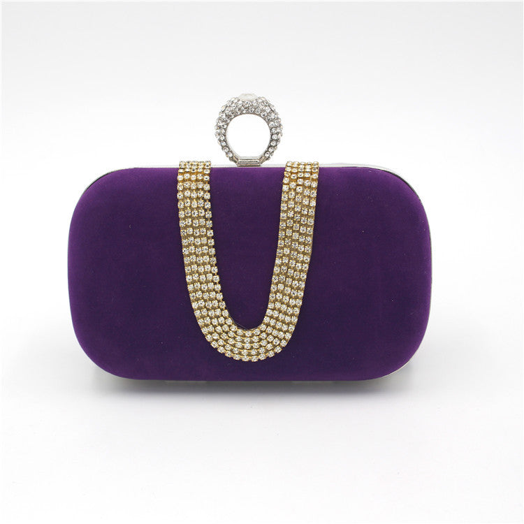 Bridal Velvet Clutch Evening Bag