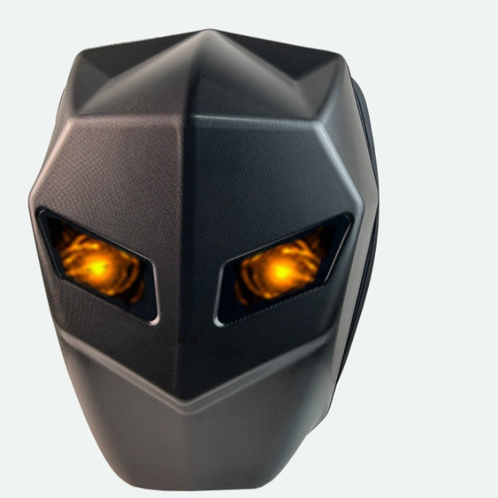 LED Motorcycle Backpack with Light Up Eyes Hard Shell