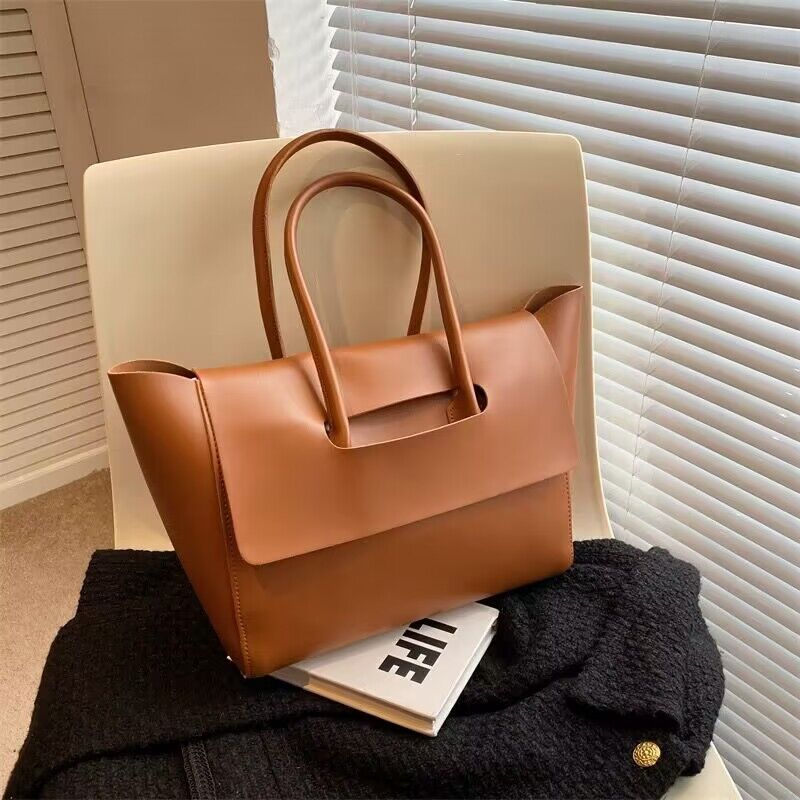 BOSS LADY Shoulder Bag -Tote Bags Solid Color Famous Brand High Quality Bag