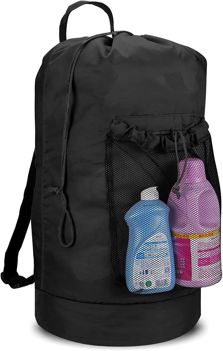 Oxford Cloth Drawstring Large Laundry Carrier