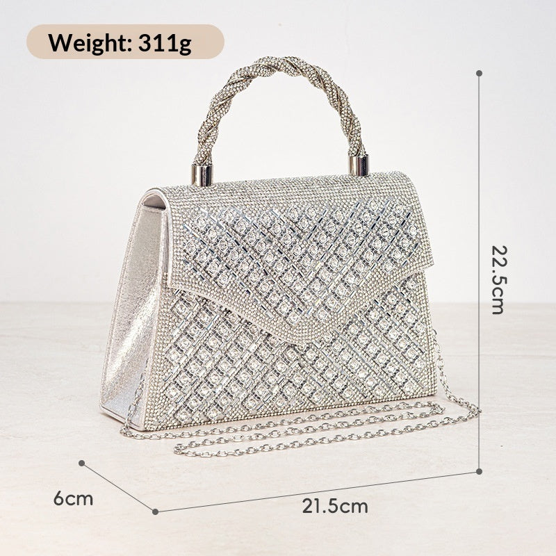 Inlaid Diamonds Banquet Bag