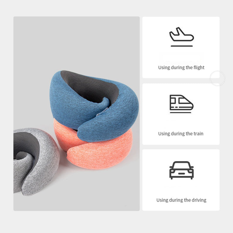 U-shape Memory Foam Neck Protection Business Travel Pillow