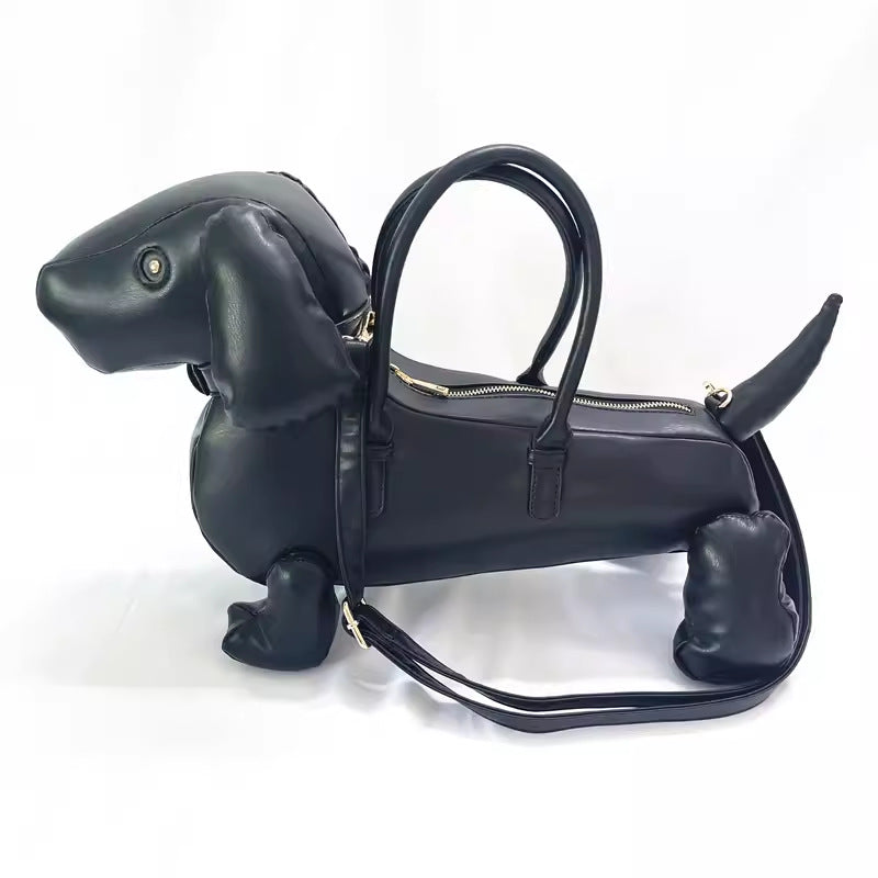 BLP Unique Creative Cartoon Dog Shape Handbag
