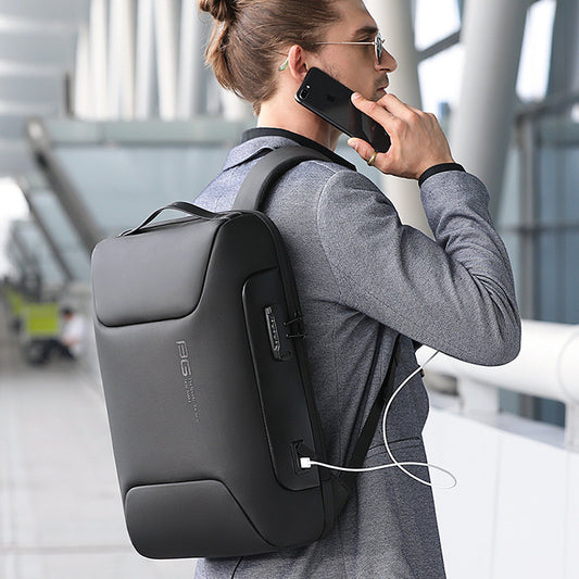 BANGE Men's Anti-Theft Business Travel Backpack