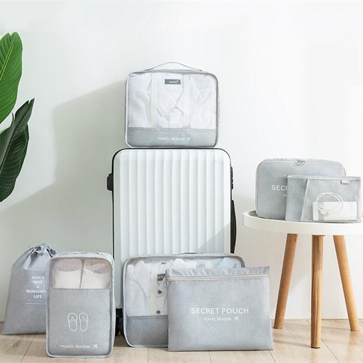 Portable Travel 7-piece packing cube/bags