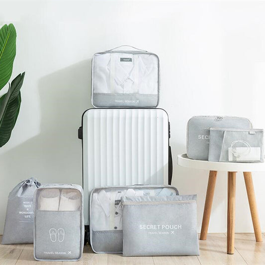 Portable Travel 7-piece packing cube/bags
