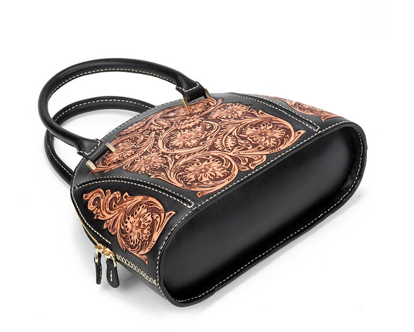 Renaissance Era Ladies Shell Genuine Leather Tote Bag