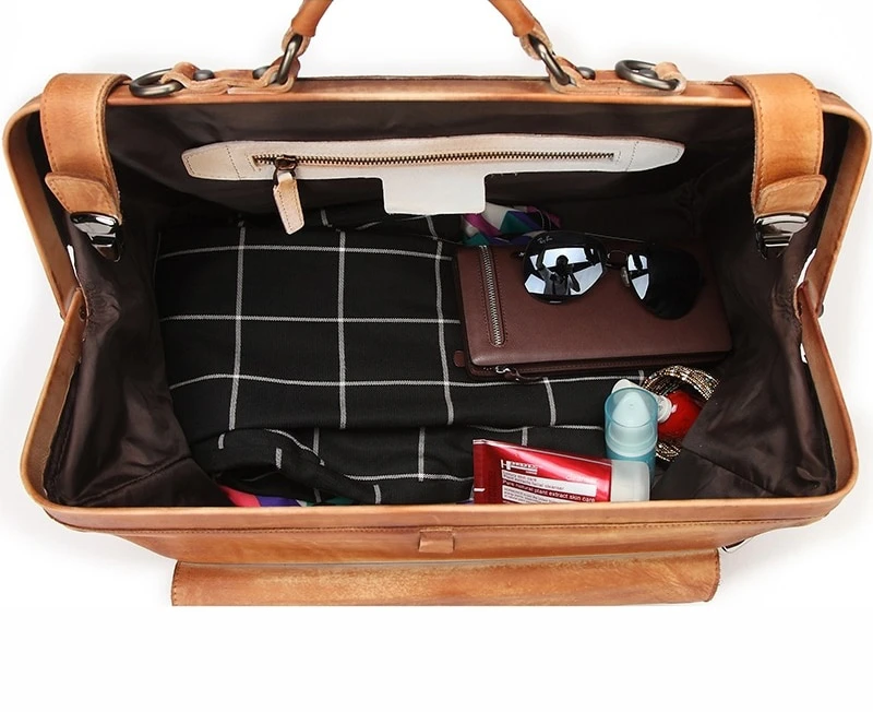 Genuine Leather Business Travel Bag