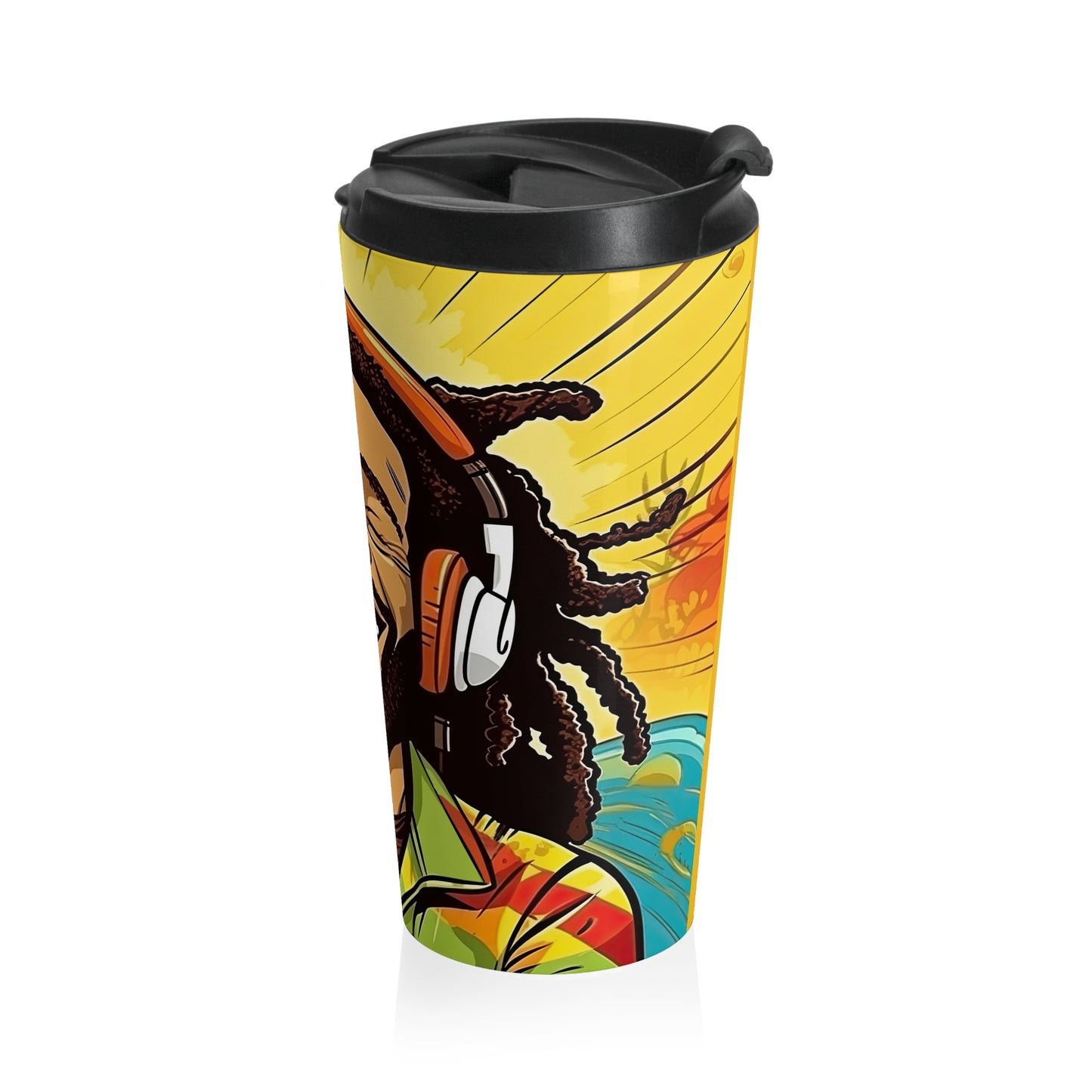 Smiling DJ Travel Mug