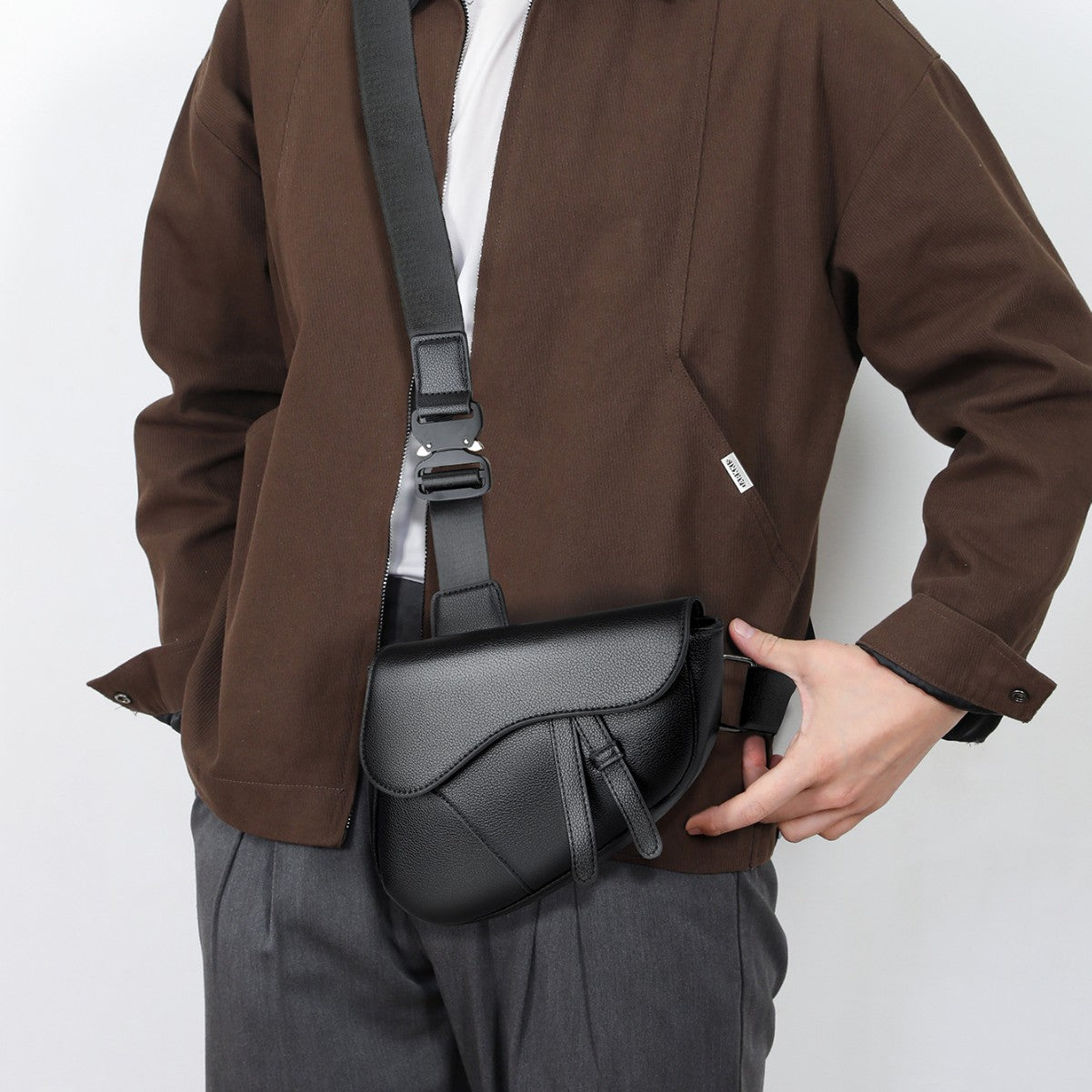 Unisex Saddle Crossbody Bag