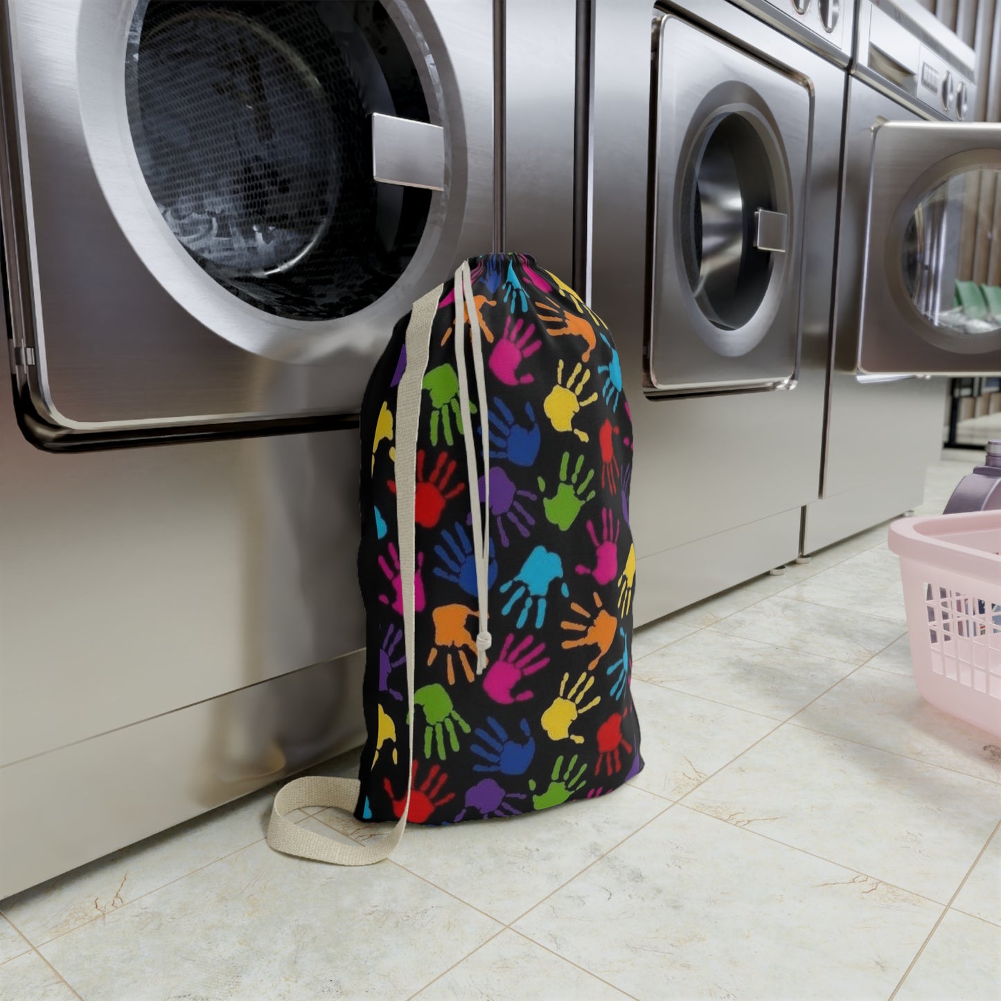 Vibrant Kids' Laundry Bag