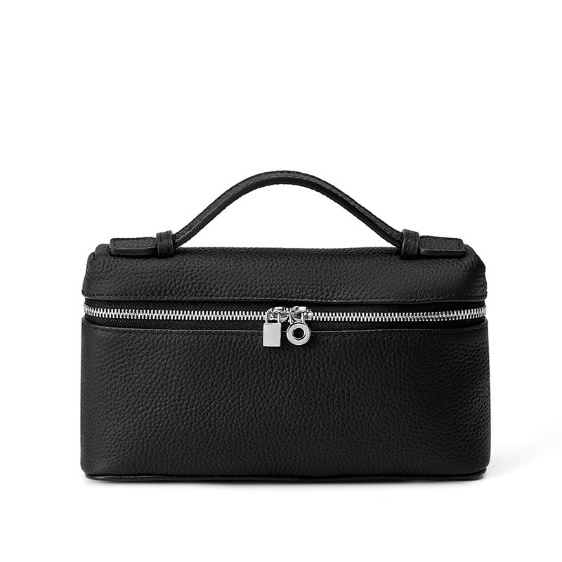 Exceptional Women's First Layer Cowhide Portable Box Hand Bag