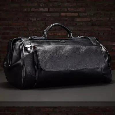 Genuine Leather Business Travel Bag