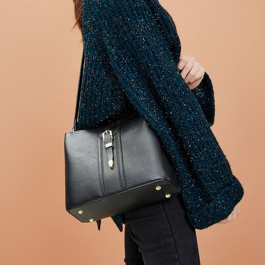 Exceptional Inspired Leather Bucket Bag