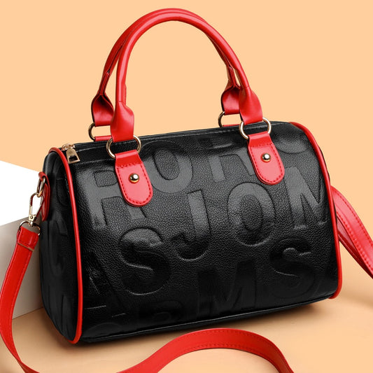 Monogram ICONIC Barrel Large-capacity Hand Bag