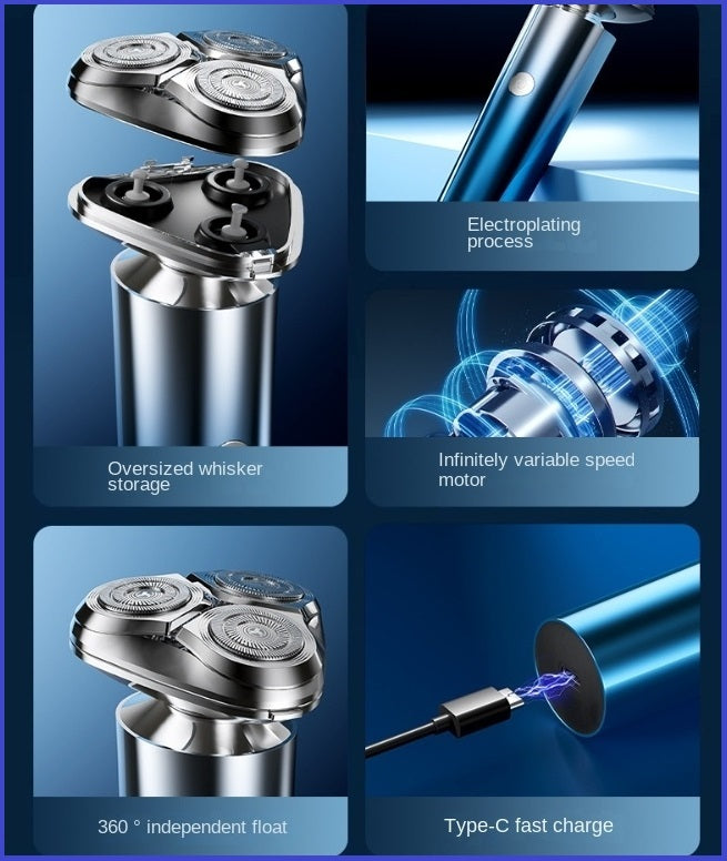 Men's Electric Triple Head Razor