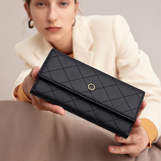 Leather Diamond Wallet