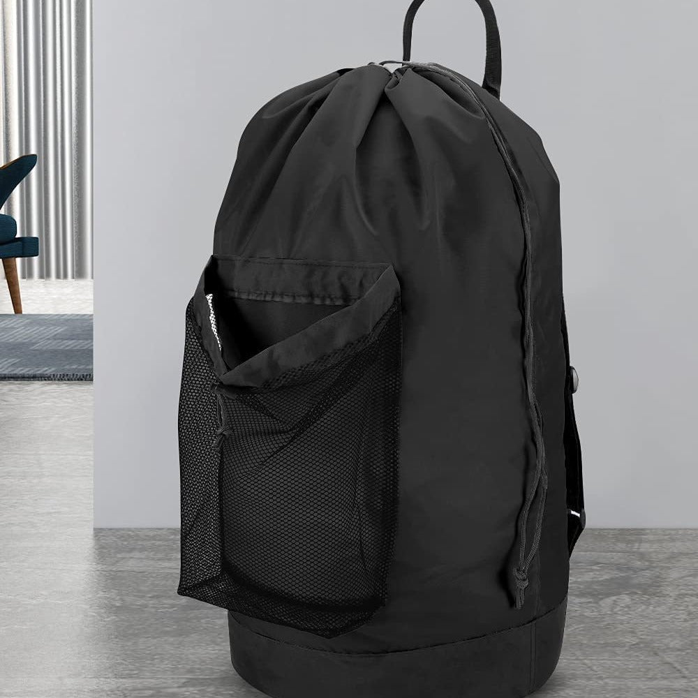 Oxford Cloth Drawstring Large Laundry Carrier