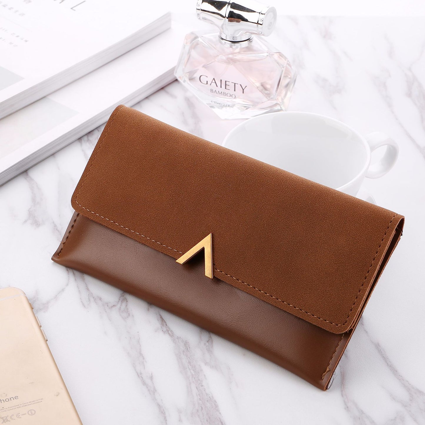 Signature V Long Ladies Wallet