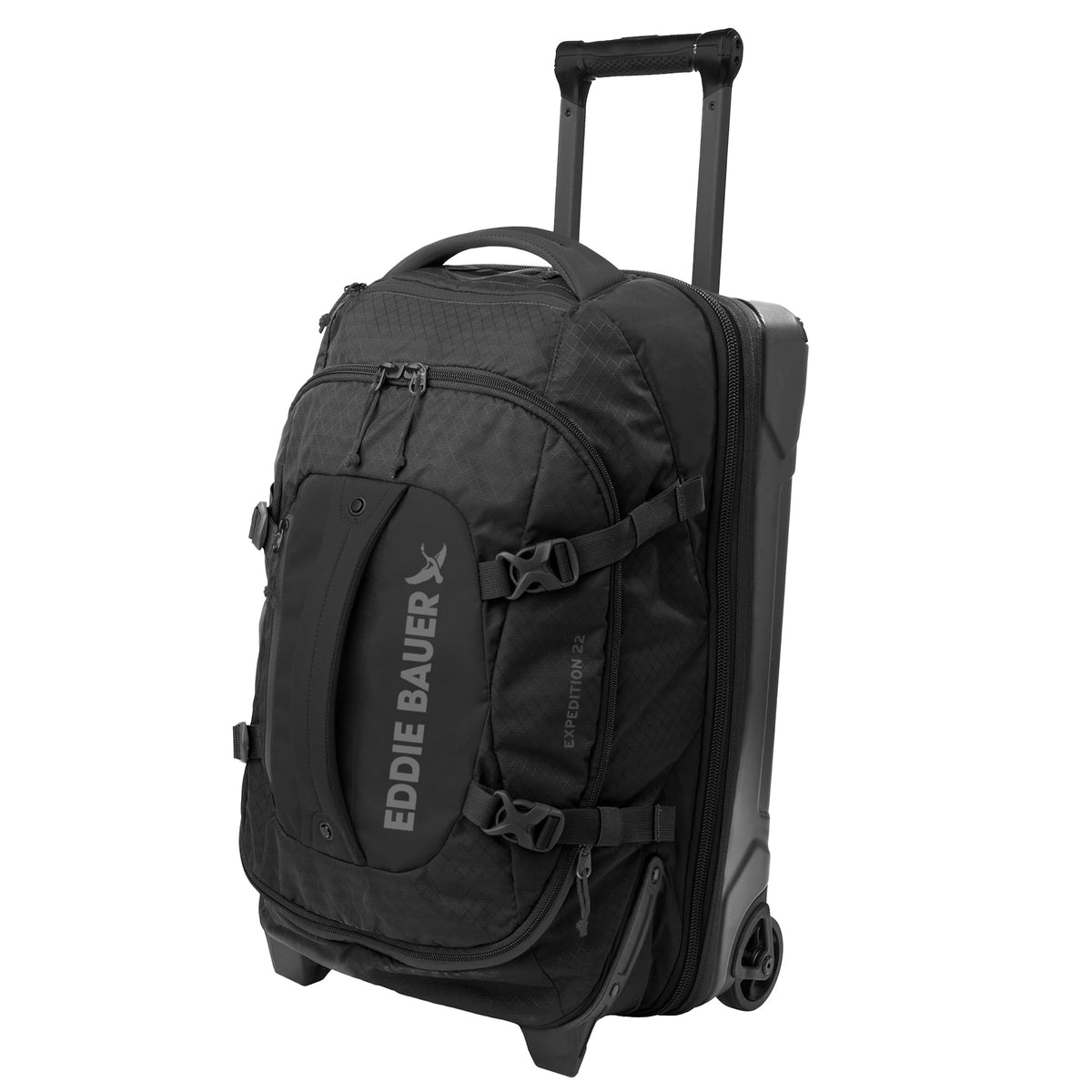 Eddie Bauer Expedition Duffel Bag 2.0-Made from Rugged Polycarbonate and Nylon Black 22L