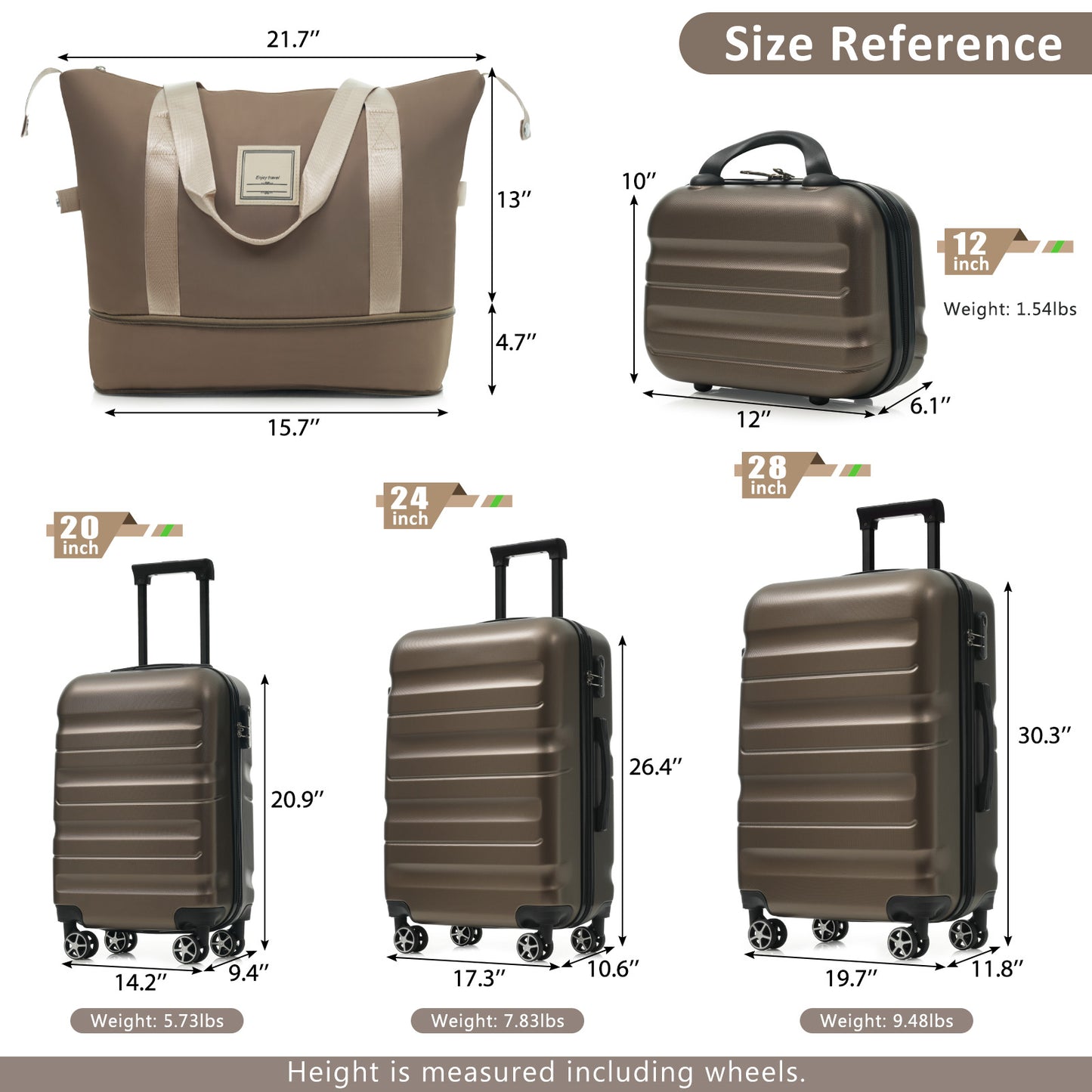 GETAWAY FAMILY FIRST Hard shell ABS Luggage Set