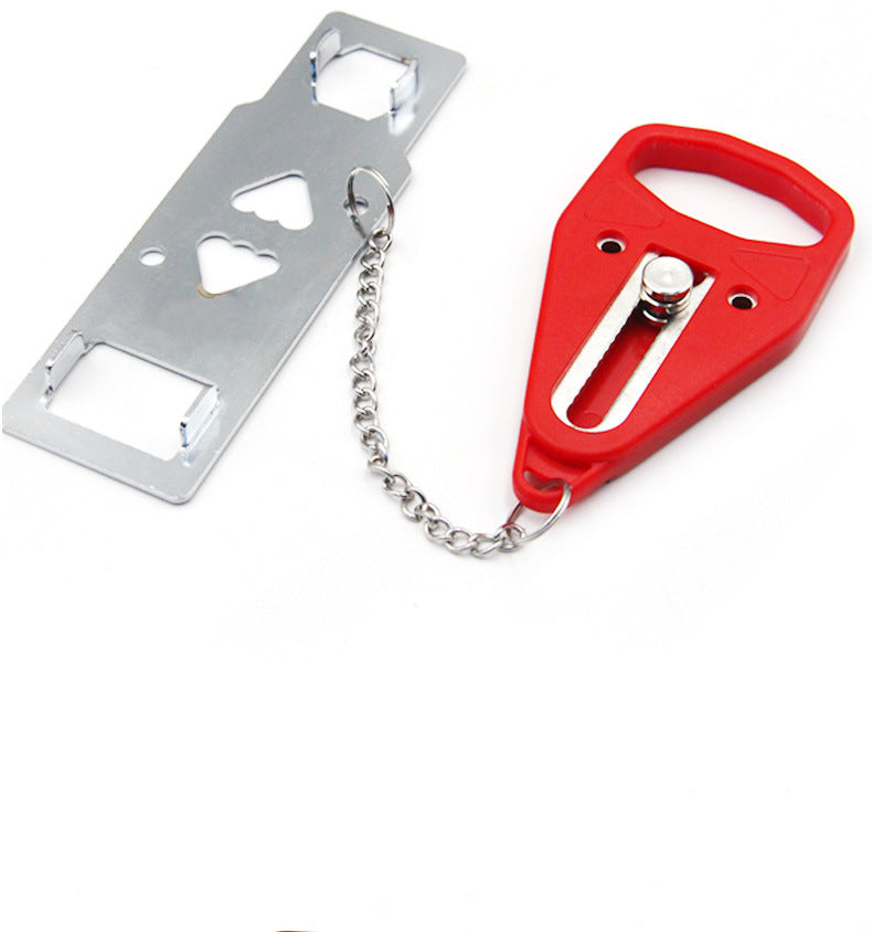 SAFE TRAVELS Door Stopper Dual-use Portable Door Snap Lock Security Hotel Top Door Opener