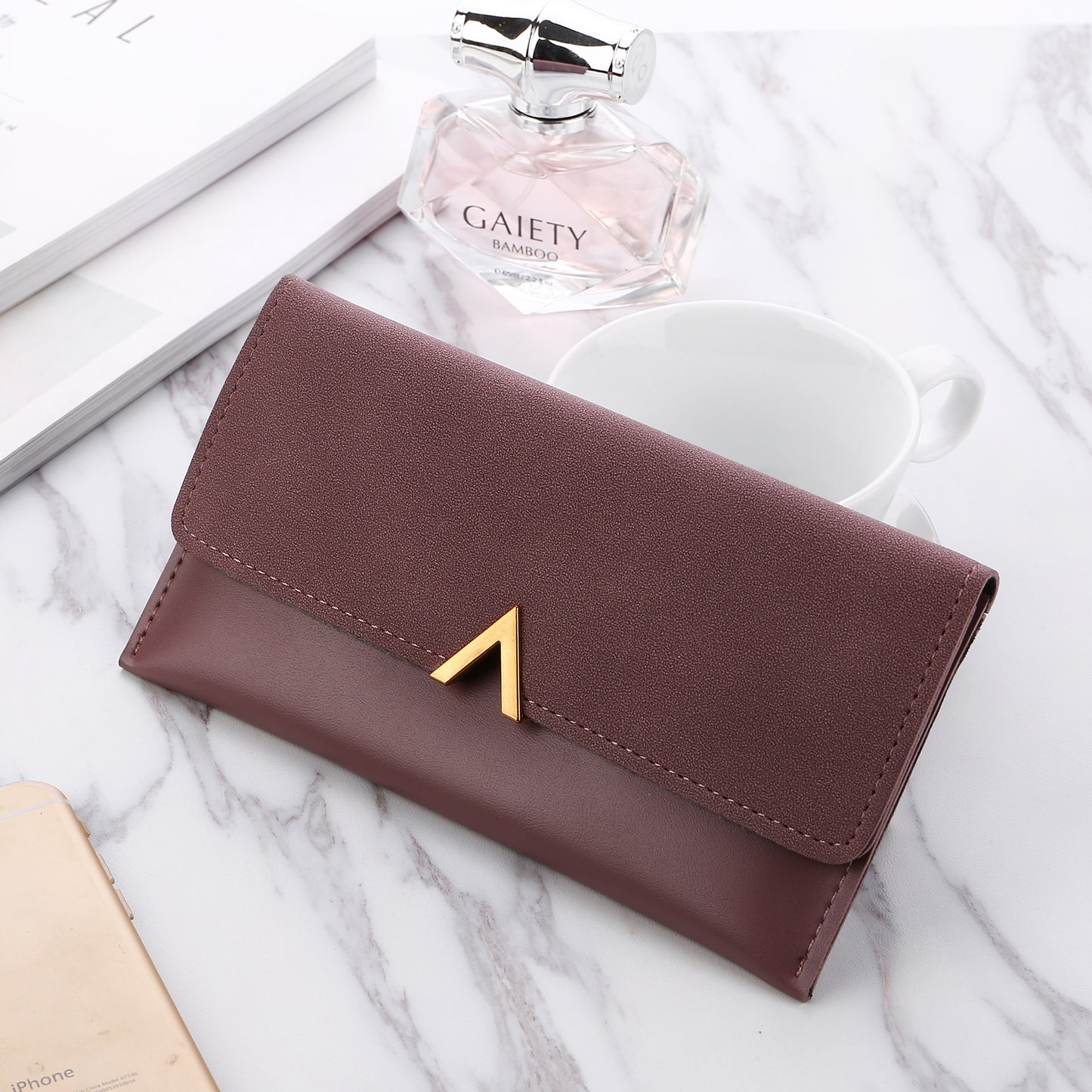 Signature V Long Ladies Wallet