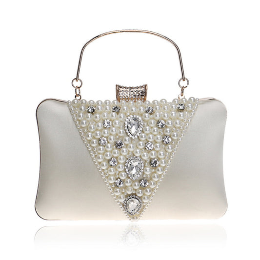 Pearl Embroidered Banquet Bag