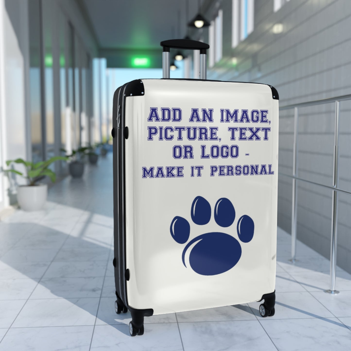 College Suitcase – Customizable Travel Luggage with Mascot Design