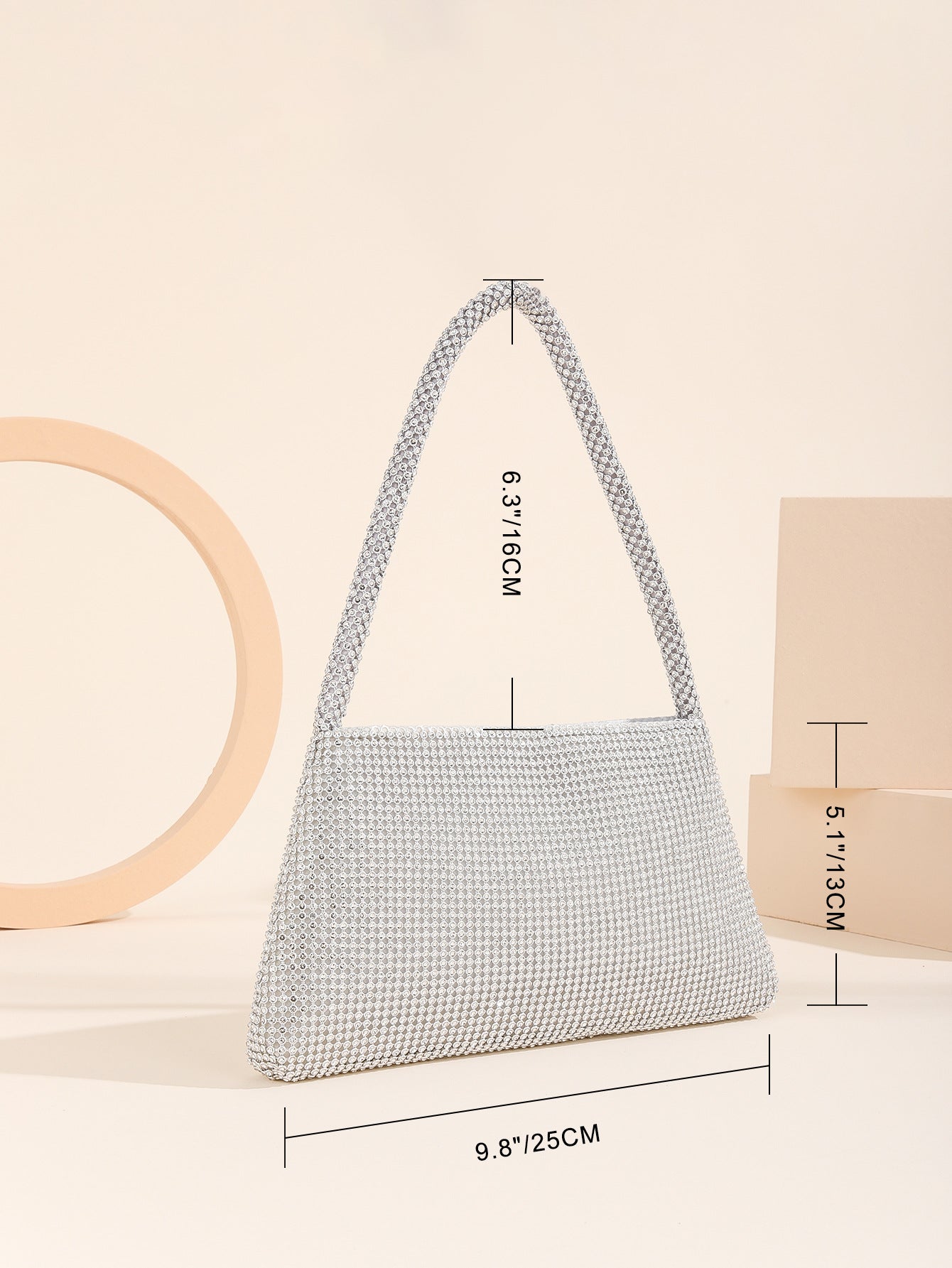 Rhinestone Evening Clutch Bag