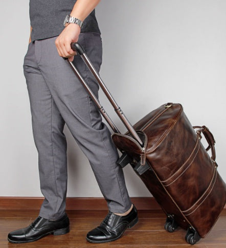BLP Exceptional Collection - Genuine Leather Duffle Travel Bag