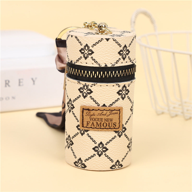 Designer Mini Lipstick Key Chain Bag