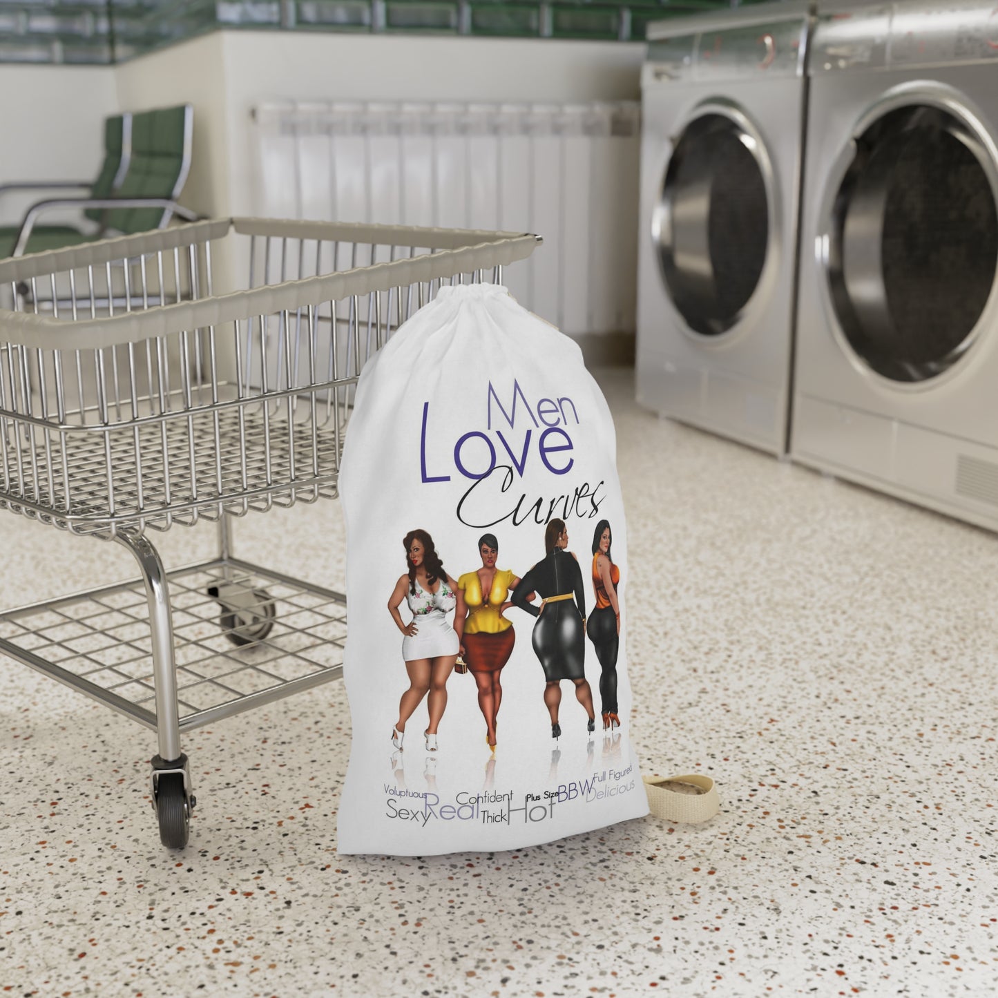 Curvy Love Laundry Bag