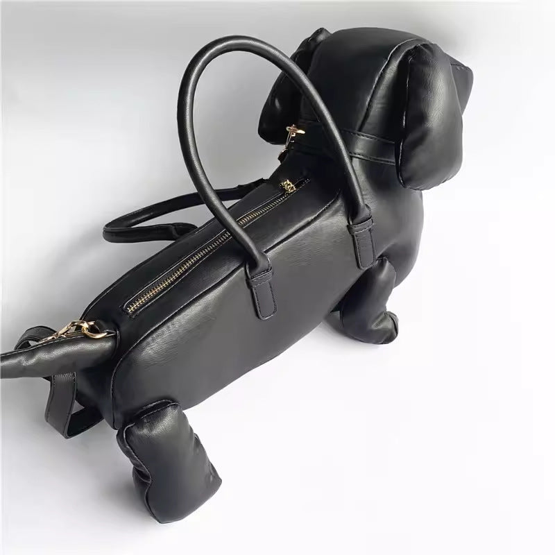 BLP Unique Creative Cartoon Dog Shape Handbag