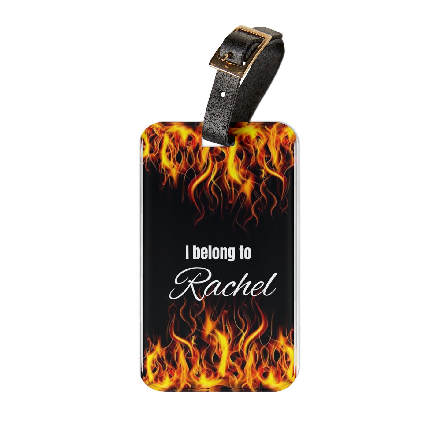 Flame Luggage Tag