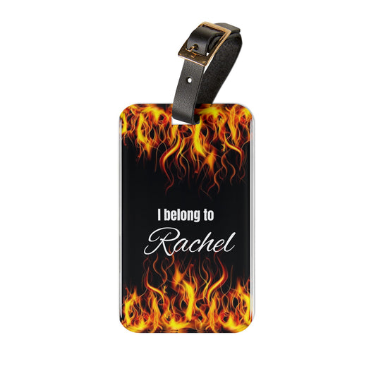 Flame Luggage Tag