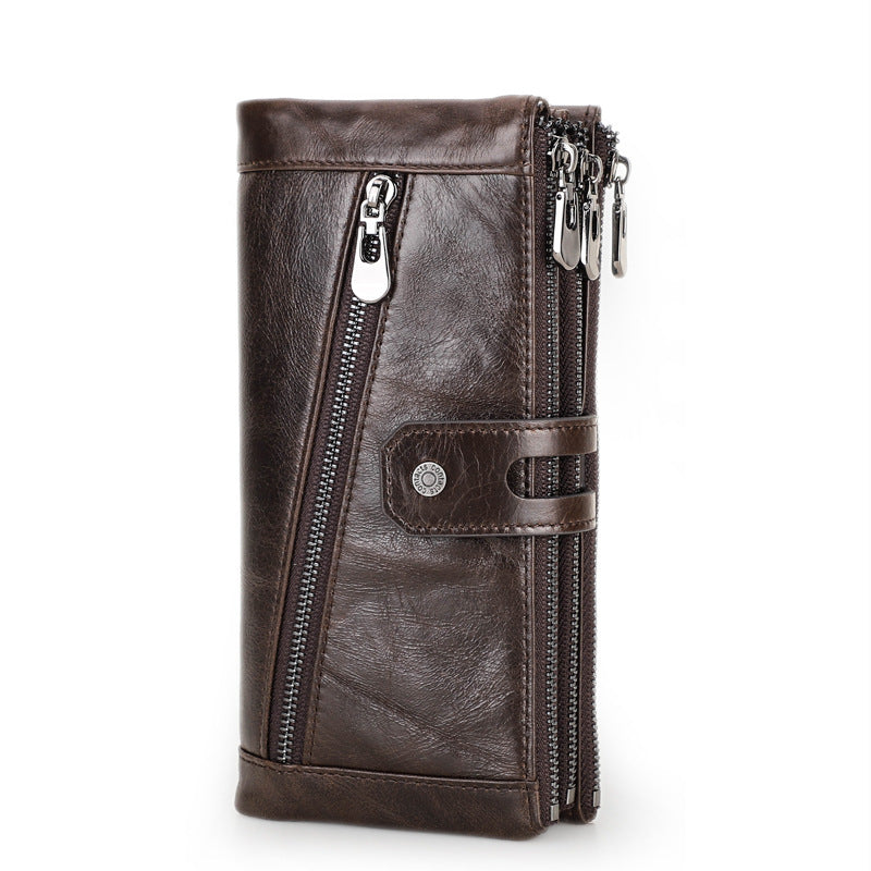 Anti-Theft Genuine Leather Lady's Wallet - RFID