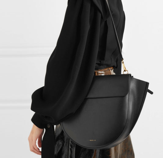 MITCHELL SADDLE STYLE Large-capacity wide shoulder Handbag