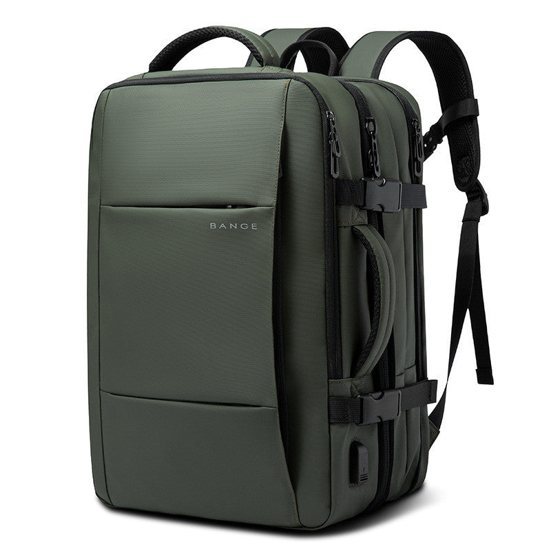 BANGE Foldable Large Capacity Business Travel Bag Waterproof Backpack