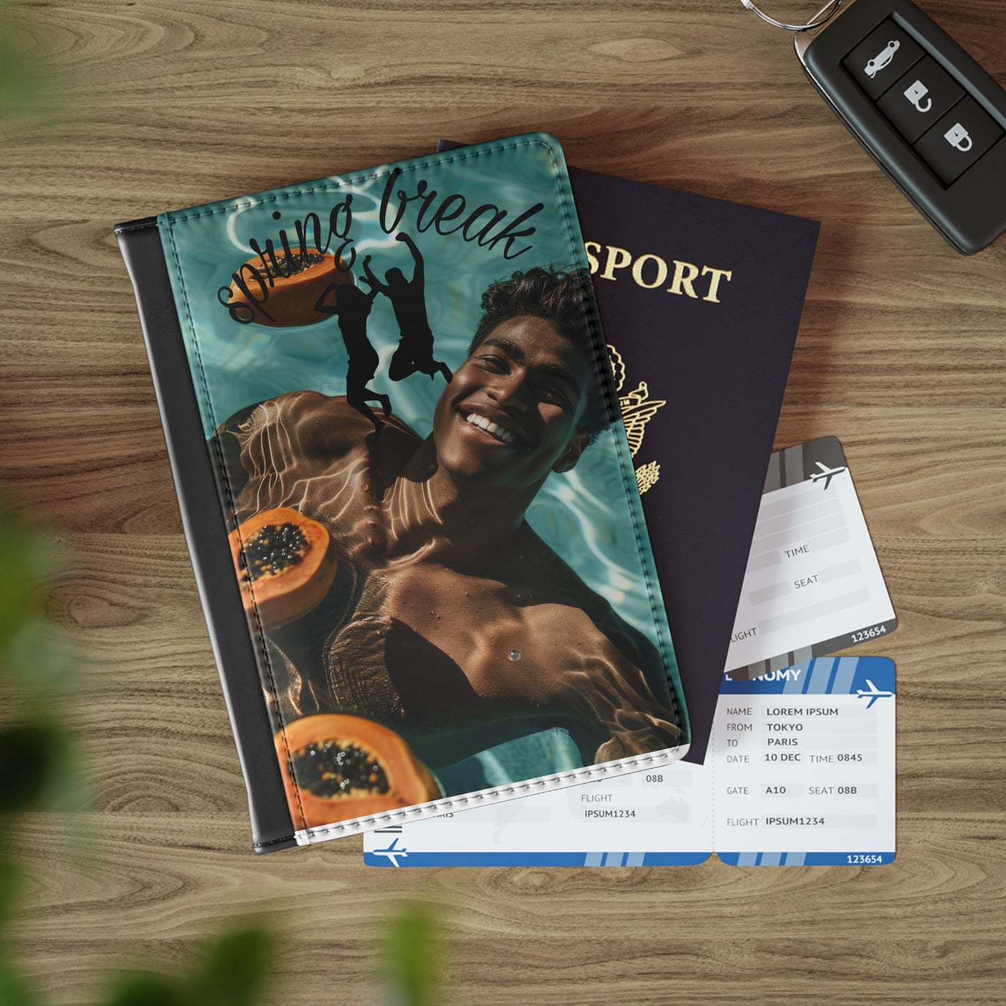 Spring Break Passport Cover