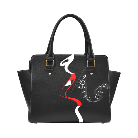 Ruby Lips Shoulder Handbag