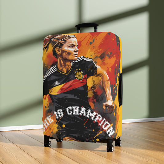 Soccer Player Luggage Cover
