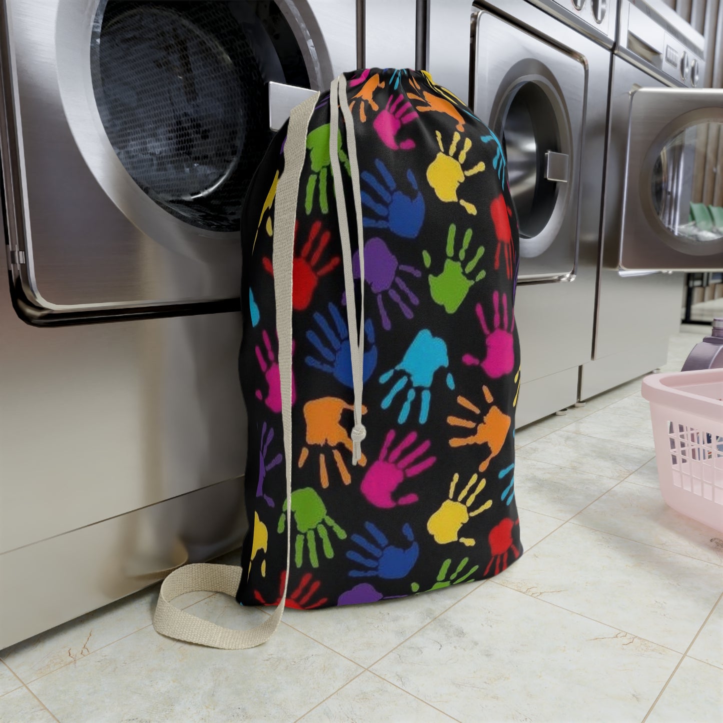 Vibrant Kids' Laundry Bag